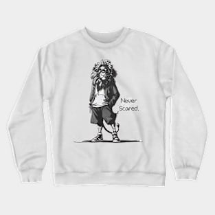 Lion's Roar: Never Scared in the Shadows Crewneck Sweatshirt